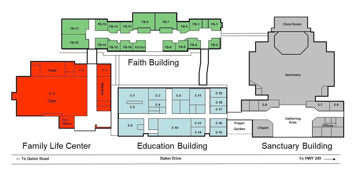 Campus Map – Tomball Methodist Church